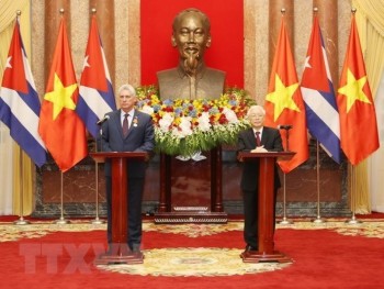 Cuban leader Miguel Diaz-Canel concludes Vietnam visit