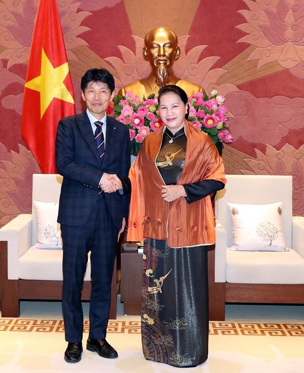 top legislator greets japans gunma prefecture delegation