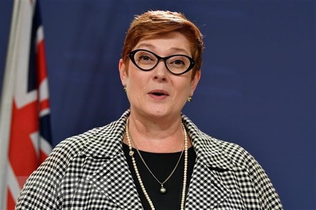 Ngoại trưởng Australia Marise Payne. (Nguồn: AFP)