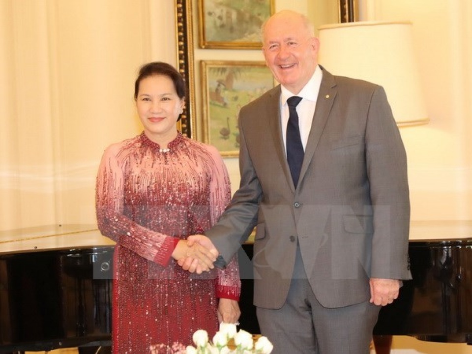 na chairwoman meets australian governor general