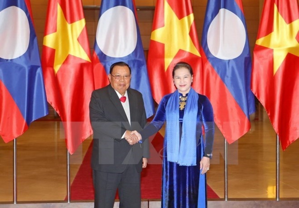 na chairwoman lauds visit of lao party and state leader