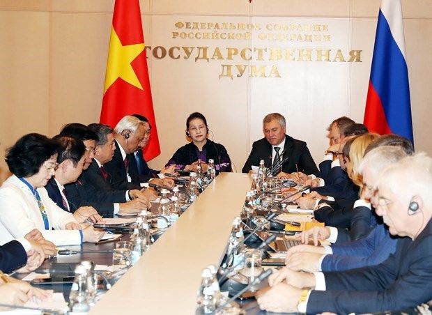 vietnam a reliable partner of russia state duma chairman