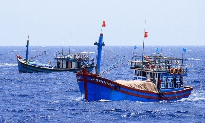 Tàu cá của ngư dân Việt Nam tại Hoàng Sa. (Ảnh: Nguyễn Đông)