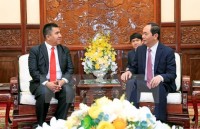 president tran dai quang hosts ipu leaders
