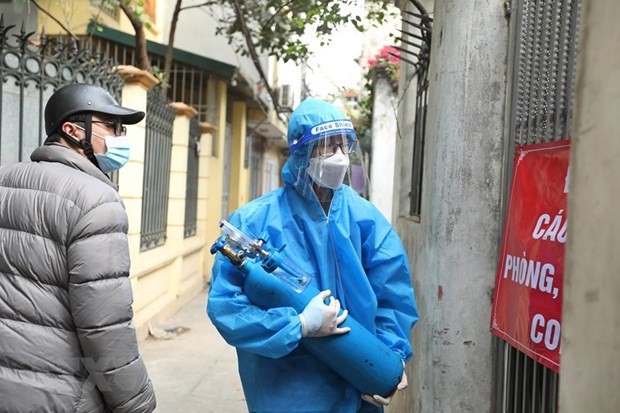 Free oxygen ATM programme launched in Ha Noi. (Photo: VNA)
