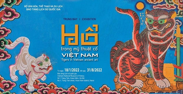 Exhibition spotlights tigers in Viet Nam’s ancient art. (Photo: VNA)