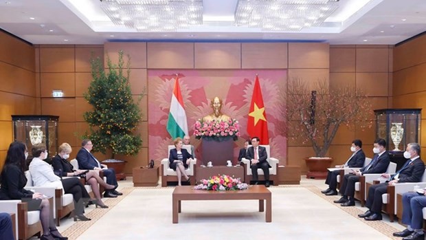 Hungarian parliament delegation’s visit deepens bilateral ties with Viet Nam.  (Photo: VNA)