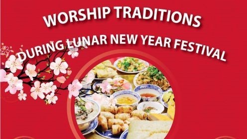 Worship traditions during Lunar New Year Festival