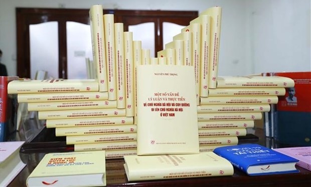Party chief’s book on socialism makes debut. (Photo: VNA)