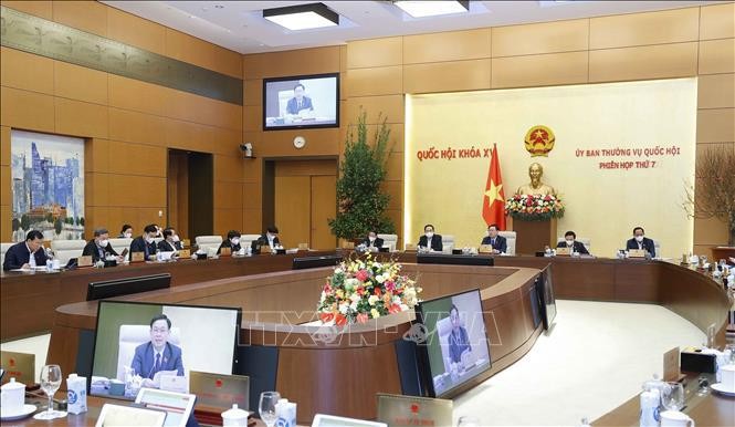 Seventh session of National Assembly Standing Committee (Photo: VNA)