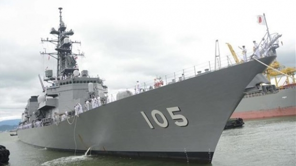 Training ships of Japan Maritime Self-Defence Force visits Da Nang