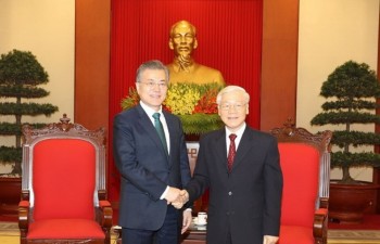 Party chief welcomes RoK President