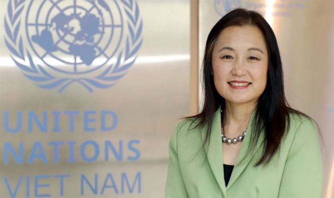 Naomi Kitahara, UNFPA Representative in Vietnam. (Photo courtesy of UNFPA Vietnam)