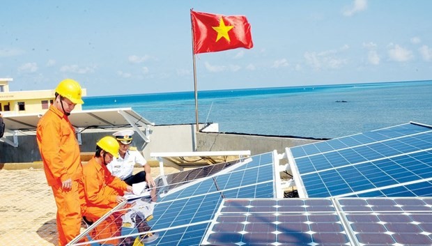 Electricity Vietnam (EVN) operates clean energy systems across Truong Sa (Spratly) archipelago. (Photo: EVN)