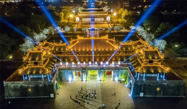 Hue Imperial Citadel to open night street zone from April 22. (Photo: thuathienhue.gov.vn)