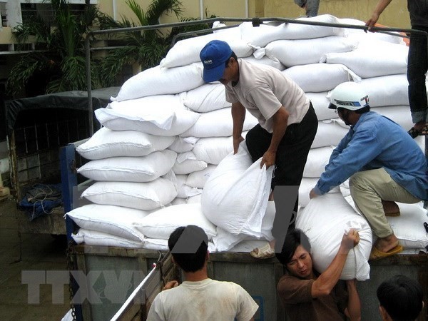 Over 484 tonnes of rice provided to needy people in Ha Giang. (Photo: VNA) Over 484 tonnes of rice provided to needy people in Ha Giang. (Photo: VNA)