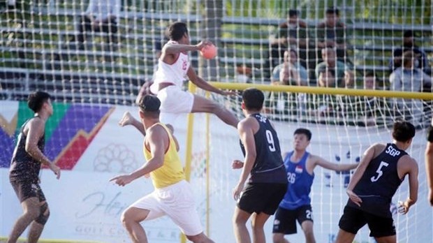 SEA Games 31: Viet Nam beat Singapore 2-0 at men’s beach handball match