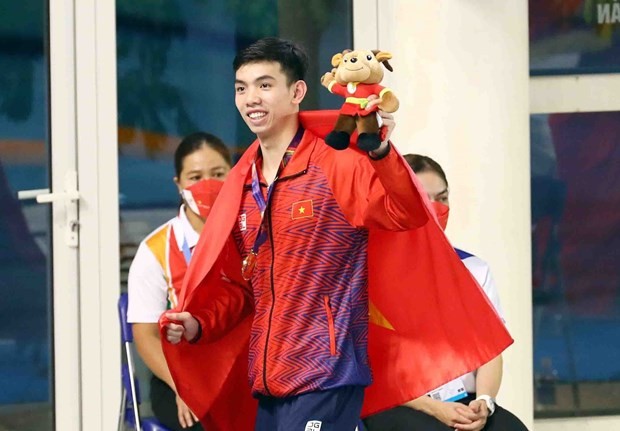 Swimmer Nguyen Huy Hoang. (Photo: VNA)
