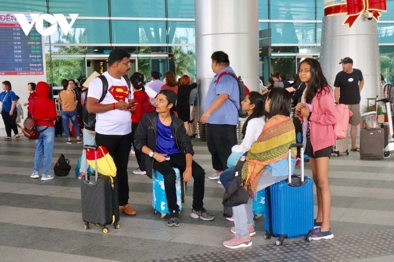 Foreign visitors have returned to Da Nang city (central Vietnam) after a two-year hiatus due to COVID-19. (Photo: VOV)