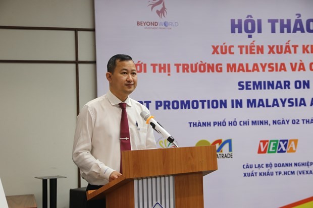 Tran Phu Lu, Deputy Director of the Investment and Trade Promotion Centre of HCM City, speaks at the workshop on June 2. (Photo: VNA)