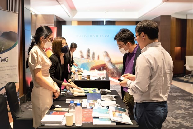 Korean partners learn about Vietnam's tourism at the workshop on June 9. (Photo: VNA)