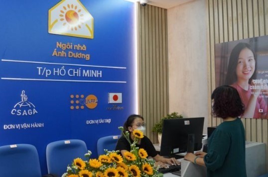 A One Stop Service Centre called “Anh Duong (Sunshine) House” opened in HCM City on June 21 to support survivors of gender-based and domestic violence.(Photo Courtesy of UNFPA)