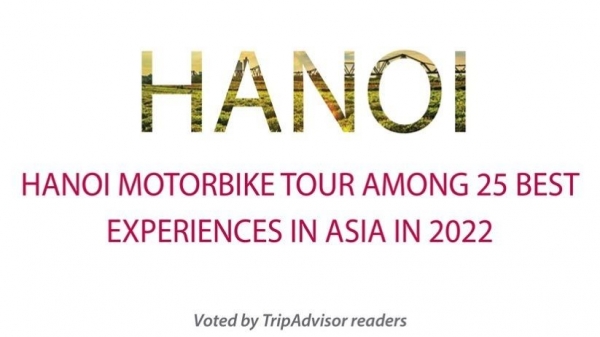 Hanoi motorbike tour among 25 best experiences in Asia in 2022