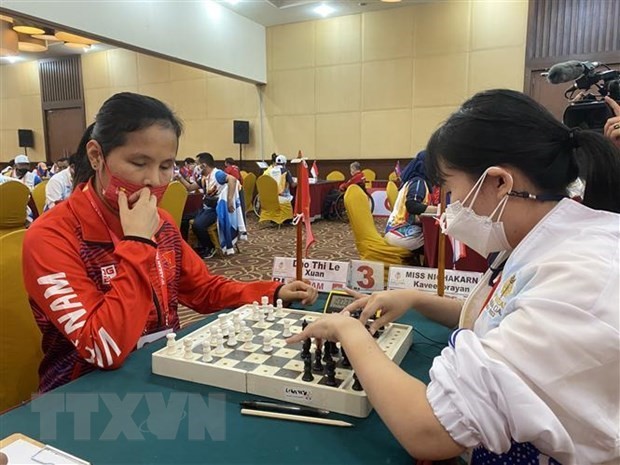 A standard chess match at the 11th ASEAN Para Games - Illustrative image. (Photo: VNA)