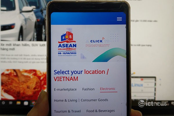 This is the third year that ASEAN Online Shopping Day is held. (Photo: ictnews)
