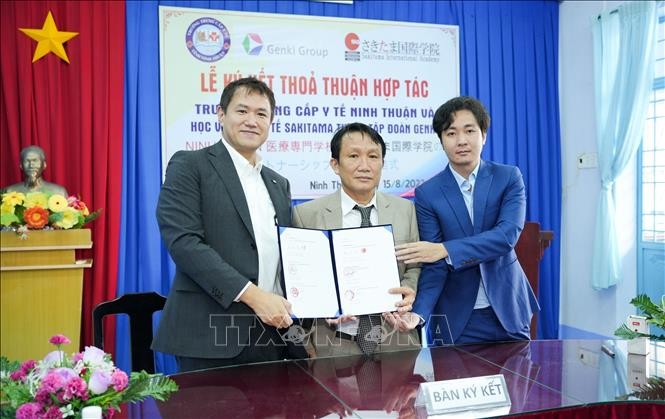 Japanese group helps Ninh Thuan train medical students. (Photo: VNA)