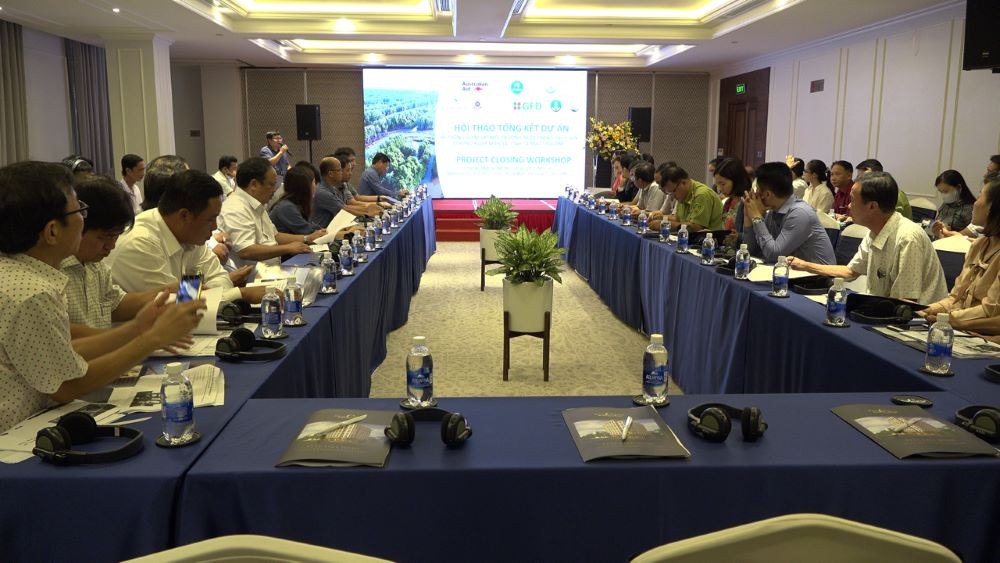 Closing workshop of AQUAM project took place today in Ca Mau. (Photo: Australian Embassy in Vietnam)