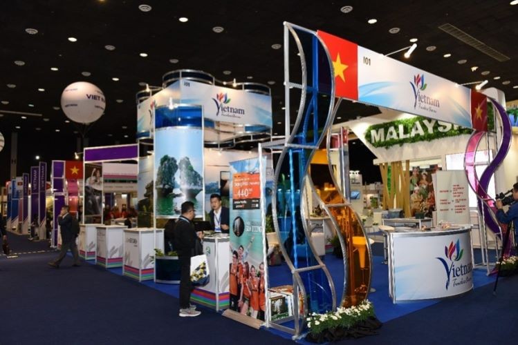 Vietnam National Administration of Tourism participated in ASEAN Travel Exchange (TRAVEX) in Chiang Mai (Thailand), January 2018. (Source: Vietnam National Administration of Tourism)