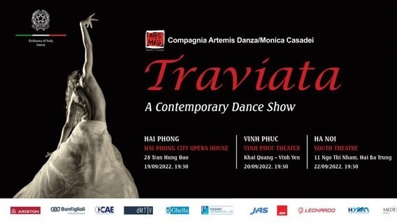 The 'traviata' to introduce Italian contemporary dance in Vietnam