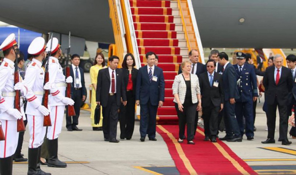 president bachelets visit to augment vietnam chile partnership