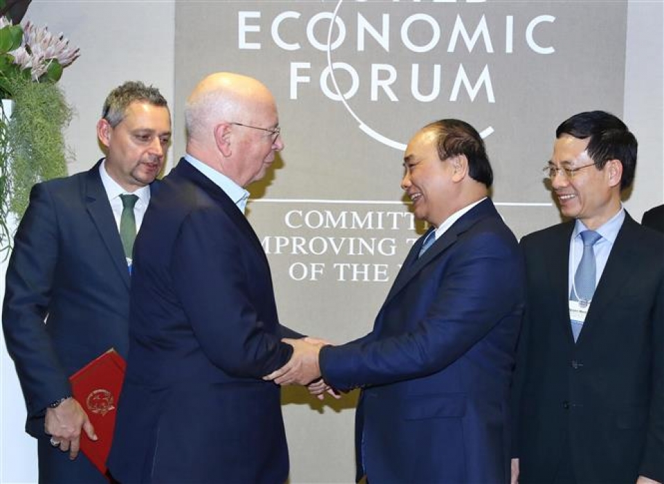PM concludes visit to attend WEF Davos 2019 tin nhap 20190126084610