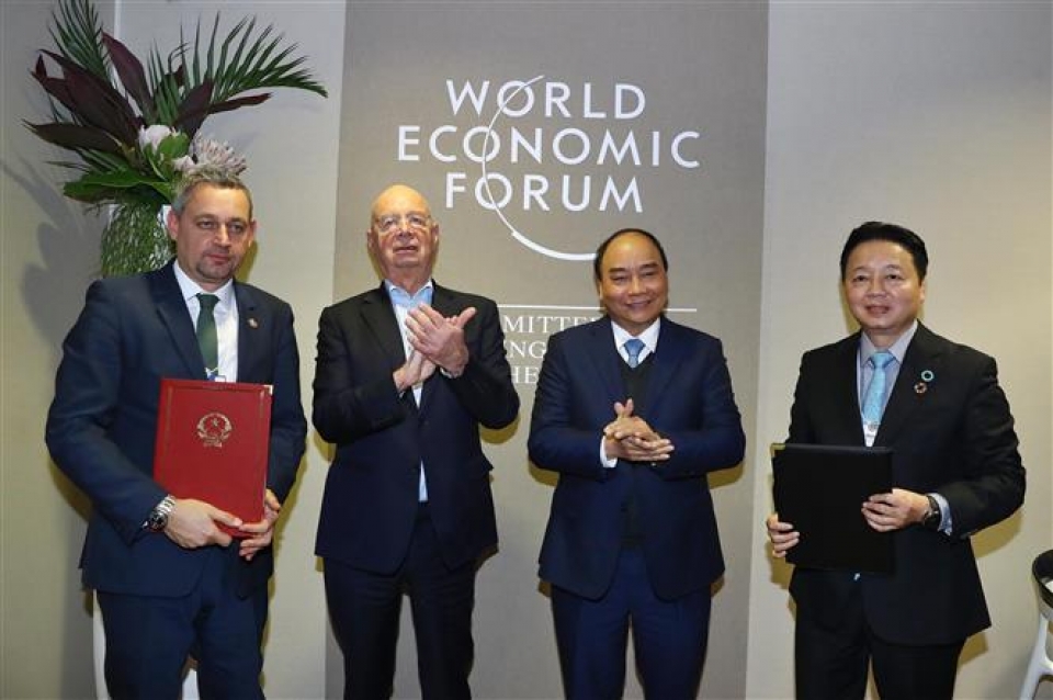 PM concludes visit to attend WEF Davos 2019 tin nhap 20190126084610