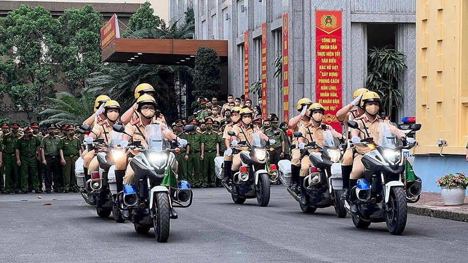 Hanoi police ready to ensure safety and security for SE Games 31(Photo: thanhnien.vn)