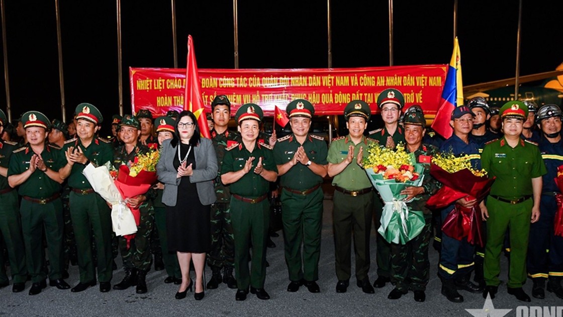 Vietnamese Rescue Team returns home safely, completes international mission in Venezuela
