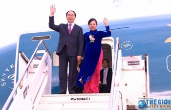 President leaves Ha Noi for State visits to Ethiopia, Egypt