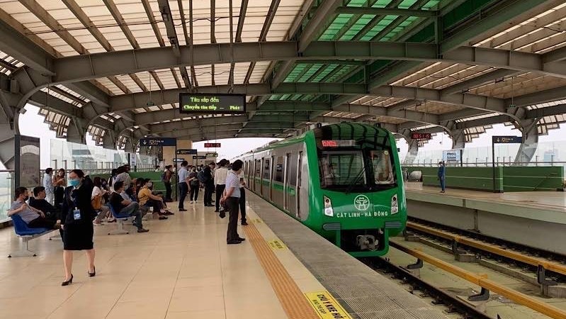 Over 3 million passengers have used the Cat Linh-Ha Dong urban elevated railway