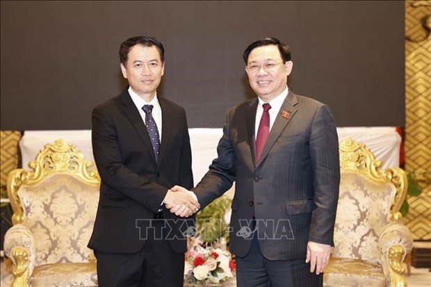 NA Chairman receives President of State Audit Organisation, meets former leader of Laos