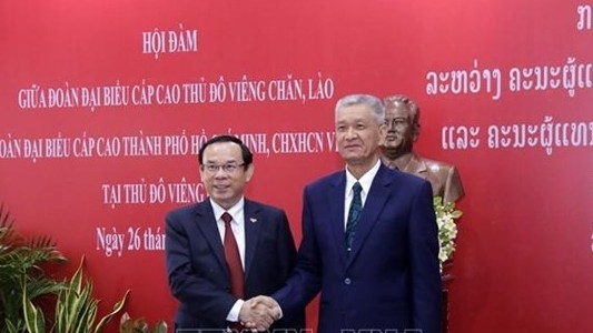Ho Chi Minh City and Lao capital Vientiane step up cooperation