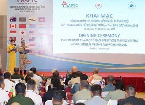 Vietnam chairs Meeting of Association of Asia-Pacific Peace Operations Training Centres