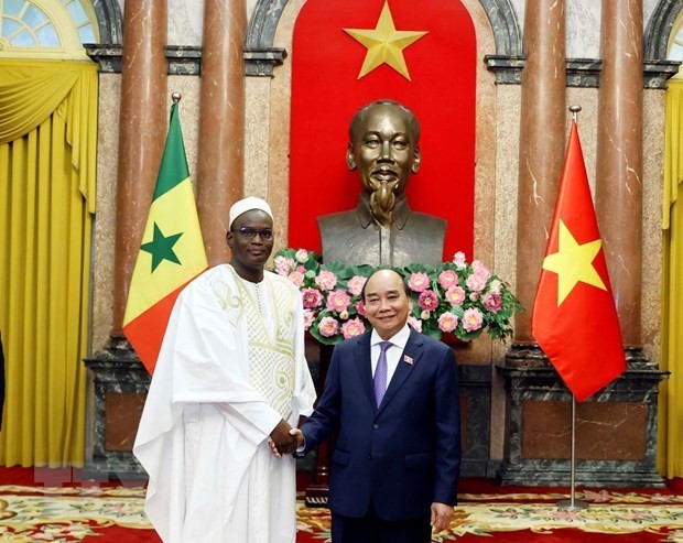 President receives newly-appointed Ambassadors of Croatia, Senegal