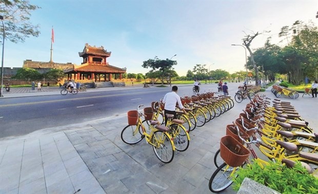 Hue, Hoi An is promoting public bicycle share programme