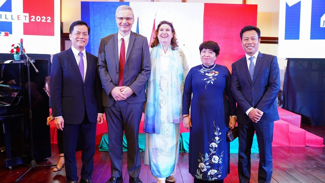 Celebration of the 233rd French National Day in Hanoi