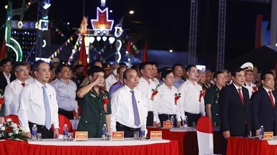 President attends ceremony marking Cam Doi victory in Quang Nam province