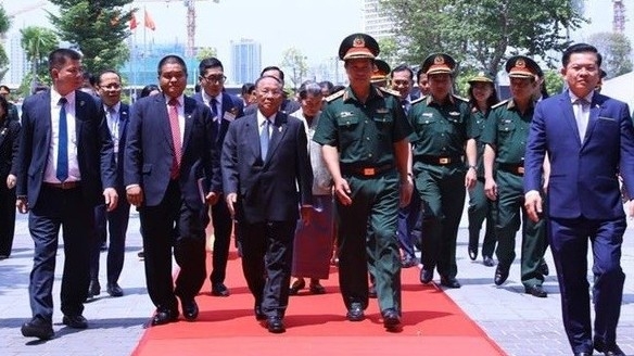 Cambodian NA leader visits Viettel