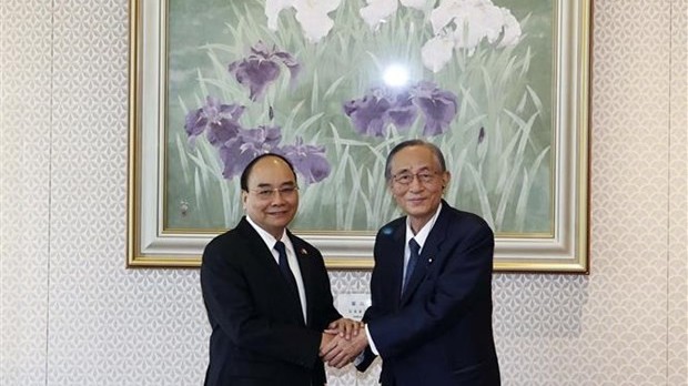 President meets with Speaker of Japanese House of Representatives Hosoda Hiroyuki