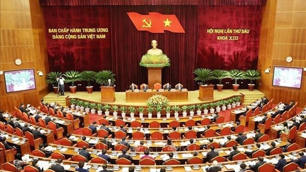 Party Central Committee continues fifth working day of 6th plenum
